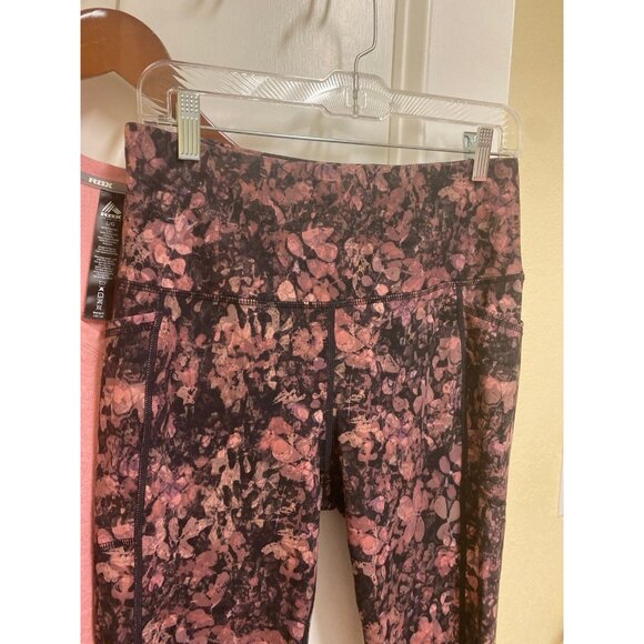 RBX Athletic Floral Print Pants & RBX V-Neck Athletic Shirt Size Large - Picture 3 of 9